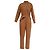 Combinaison Utility Maje en Lyocell Rust Orange