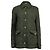 Casaco acolchoado Burberry em poliéster verde Verde oliva