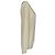 Sweater de malha Theory com gola redonda em seda Ivory Branco Cru - vista 2
