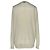 Sweater de malha Theory com gola redonda em seda Ivory Branco Cru - vista 4