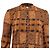 Abito camicia midi stampato Burberry Brit Irenie in cotone marrone - vista 2