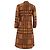 Abito camicia midi stampato Burberry Brit Irenie in cotone marrone - vista 4