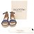Sandali platform Valentino Garavani Rockstud in denim di cotone blu - vista 6