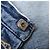 Autre Marque  Saint Laurent Slim-Fit Jeans in Blue Cotton - view 9