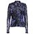 Prabal Gurung Mesh Mock Neck Top in Multicolor Polyester Multiple colors