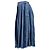 Gonna midi plissettata in denim blu di cotone Joseph - vista 2