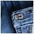 Gonna midi plissettata in denim blu di cotone Joseph - vista 8