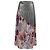 Dries Van Noten Plissierter Midirock mit Print aus multicoloured Polyester Mehrfarben
