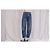 Mother Barrel Jeans aus blauer Baumwolle Python drucken - Ansicht 7