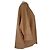 Top de malha de luxo Brunello Cucinelli em cashmere Tan Marrom Bege - vista 2