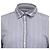 Autre Marque Robe chemise midi rayée Brooks Brothers en coton bleu - vue 2