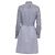 Autre Marque Robe chemise midi rayée Brooks Brothers en coton bleu - vue 4