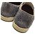 Espadrilles tressées Brunello Cucinelli en daim gris - vue 13