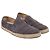 Espadrilles tressées Brunello Cucinelli en daim gris - vue 3