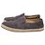 Espadrilles tressées Brunello Cucinelli en daim gris - vue 4