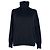 Jil Sander Rollkragen-Sweatshirt aus schwarzer Wolle