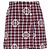 Maje Clover Plaid Jacquard-Rock aus multicolorigem Acryl Mehrfarben