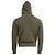Tom Ford Hoodie mit Reißverschluss aus jersey-gefärbter Baumwolle in Olive Green Grün Olivgrün - Ansicht 4