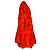 Vestido corto escalonado bordado Erdem en algodón naranja - vista 2