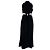 Abito midi Proenza Schouler con cutout in viscosa nera Nero