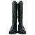 Stuart Weitzman kniehohe Stiefel aus schwarzem Leder - Ansicht 3