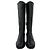 Stuart Weitzman kniehohe Stiefel aus schwarzem Leder - Ansicht 4