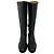 Stuart Weitzman kniehohe Stiefel aus schwarzem Leder - Ansicht 5