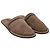 Mules Brunello Cucinelli en ante marrón Castaño Roja - vista 3