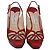 Zapatos Slingback Jimmy Choo en ante rojo Roja - vista 2