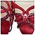 Zapatos Slingback Jimmy Choo en ante rojo Roja - vista 6
