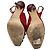 Zapatos Slingback Jimmy Choo en ante rojo Roja - vista 8