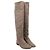 Stuart Weitzman Knee-High en ante marrón Castaño Roja - vista 2