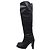 Botas por encima de la rodilla Stuart Weitzman en cuero negro - vista 5