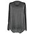 Zadig & Voltaire Zadig and Voltaire V-Ausschnitt Pullover aus grauer Wolle