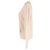 Cardigã com zíper em malha trançada Brunello Cucinelli em cashmere creme Branco Cru - vista 2