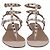Sandali bassi Rockstud Valentino Garavani in pelle bianca - vista 2