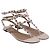 Sandali bassi Rockstud Valentino Garavani in pelle bianca - vista 3