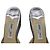 Sandali wedge Jimmy Choo Almer 105 in pelle argento Metallico - vista 10