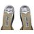 Sandali wedge Jimmy Choo Almer 105 in pelle argento Metallico - vista 11