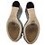 Sandali wedge Jimmy Choo Almer 105 in pelle argento Metallico - vista 8