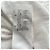 Top drapeado asimétrico Alexander Mcqueen en algodón blanco Crudo - vista 10