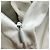 Top drapeado asimétrico Alexander Mcqueen en algodón blanco Crudo - vista 4
