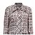 Abito midi Burberry Scribble Check in seta multicolore - vista 2