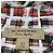 Abito midi Burberry Scribble Check in seta multicolore - vista 7