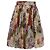 Dolce & Gabbana Midirock mit Blumenprint aus mehrfarbiger Seide Mehrfarben