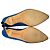 Décolleté Manolo Blahnik Hangisi Embellished in raso blu - vista 10
