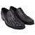 Mocassini Intrecciato in pelle nera Bottega Veneta Nero - vista 3