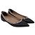 Ballerine a punta Rockstud Valentino Garavani in pelle nera - vista 3