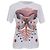 Camiseta con estampado gráfico Chloé en algodón blanco