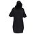 Autre Marque Abito corto con cappuccio McQ Alexander McQueen Flag in cotone nero